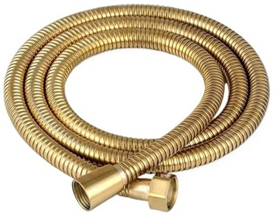 Manguera de ducha de acero inoxidable Manguera de grifo Manguera de ducha flexible Manguera de ducha de silicona espesada Manguera de ducha de baño de 3 metros(Titanium,1m 1000mm)