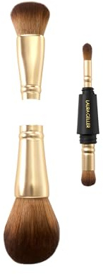 LAURA GELLER Makeup Brushes - 4-in-1 Travel Makeup Brushes, Cruelty-Free