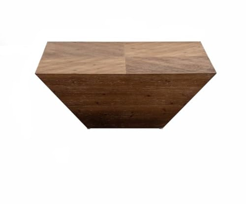 EINES Couchtisch Wabi-Sabi-Stil Retro Old Square Couchtisch Kleine Wohnung Wohnzimmer Tee Massivholz Seite
