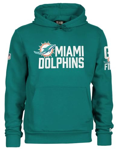 New Era - NFL Miami Dolphins Team Logo and Name Hoodie