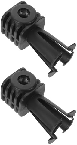 PENIKOKO Kit di Fissaggio per Wc Sospeso Viti di Montaggio Laterale Nere, Bulloni e Staffa Anticorrosione per Riparazione e Installazione Sicura di Sedili Wc in Bagno
