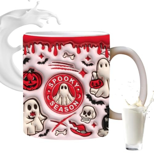 Halloween Ghost Mug 350ml Trick or Treat Spooky