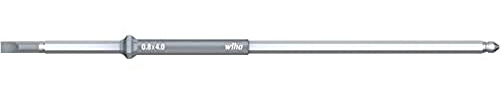 Wiha Wechselklinge Schlitz für Drehmoment-Schraubendreher mit Längsgriff (26228) 2,0 mm x 175 mm, 0,4 Nm