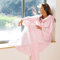 Snug Rug Cosy Decke Kuscheldecke mit Ärmeln SnugRug Ärmeldecken Superweiche 160gsm Fleece-weicher Stoff Übergroße Ärmel Erwachsene Größe Rosa