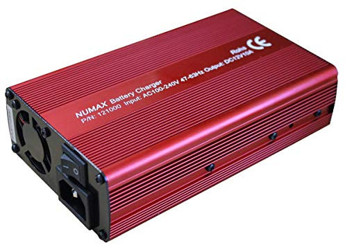 Numax Motorcycle Battery Charger - 1Amp ''Connect & Forget'' Automatic Battery Charger