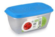 Giostyle STY740F05 Contenitore Rettangolare Ermetici, Blu