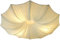 GURU SHOP Deckenlampe/Deckenleuchte, Handgefertigte Designleuchte aus Bali, Seidenstoff, Handgemacht in Bali, Baumwolle - Modell Datura, 22x80x80 cm, Klassische & Moderne Deckenleuchten