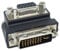 Nightwolf Right Angle 90 Degree L Style DVI-I 24+5 Analog Digital Male to VGA Female Adapter Convert Cable for HDTV LCD