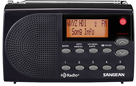 Sangean Radio de Poche AM/FM HDR-14 HD