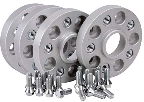 Spurverbreiterung Aluminium 4 Stück (24+30 mm / 48+60 mm) inkl. TÜV-Teilegutachten kompatibel mit Renegade Typ BU (2014-)
