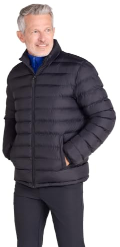 Mountain Warehouse Vista Mens Padded Puffer Jacket | Lightweight & Water Resistant Coat, Tested to -35°C, IsoTherm Insulated to Keep Warm, Ideal for Winter, Layering, Walking