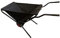 Folding Wheelbarrow Black Lightweight Garden Space Saving Foldable Wheel Barrow