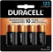 Duracell - 123 High Power Lithium Batteries - 4 count