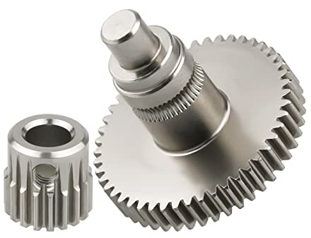 Hochpräzisions-Extruder-Set, vernickelt, gehärteter Stahl, Mini-Motor-Extrudersporn für Prusa Mini 3D-Drucker