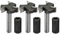 Genmitsu 3pcs 3-Flute CNC Spoilboard Surfacing Router Bits, 1/4'' Shank, 1'' Cutting Diameter, Slab Flattening Router Bits for Wood Working, RB03A