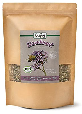 Biojoy Verbena común BÍO (250 g), Hierba Seca, apta para té e infusión (Verbena officinalis)