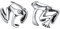 SILVERCUTE 3D Frosch Motiv Ohrklemmen 925er Silber Minimalist Ohrstulpen Helix Knorpel Clips Ohrmanschette kein Piercing Ohr Schmuck Accessoire Earcuffs Earclips
