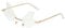 RUNHUIS Randlose Dragonfly Sonnenbrille Vintage Retro Flügel geformt Schmetterling Feenhafte Schatten Brille Fashion Party Brillen für Damen Herren (Weiß)