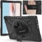 BRAECN Coque pour Microsoft Surface Pro 7 Plus/Pro 7/Pro 6/Pro 5/Pro 4/Pro LTE 12.3 Pouces, Housse de Robuste avec Support Rotatif à 360°et Dragonne, Noir