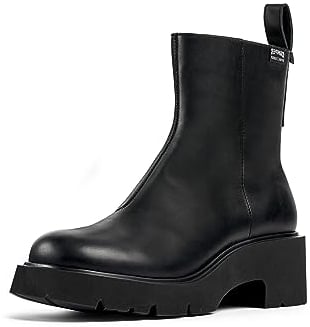 Camper Milah K400725, Stivale alla caviglia Donna, Nero 001, 39 EU