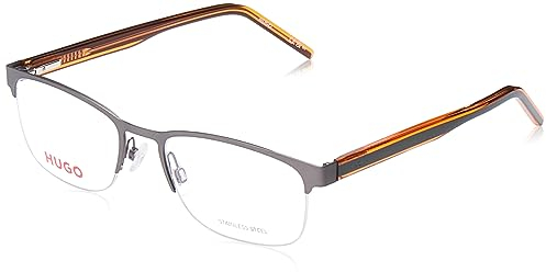 HUGO Men's HG 1247 Sunglasses, SMF, 53
