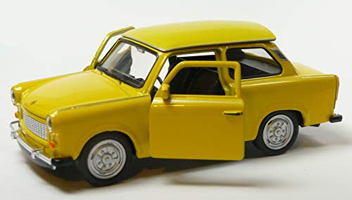 Generisch Trabant 601 Limousine Spritzguss 11cm (gelb)