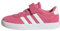 adidas VL Court 3.0 Hook And Loop Shoes Kids, Sneaker Unisex - Bambini e Ragazzi, Pink Fusion Cloud White Grey Four, 29 EU