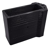 Leiterfuss Ersatzfuss für Traversen Aussenschuh in verschiedenen Größen aus TPU UV-Resist passend für viele Leitertypen Holmgrößen Anti Rutsch Bodenschohnend Ersatzfuß weich inkl. Bohrschraube (73x25)