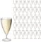 Table'Colors Pack de 54 Verres Torsadés - Design Élégant, Plastique Recyclable et Réutilisable - Idéal pour Dégustation de Vins - Effet Spirale (Vin, 18 cl)