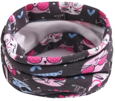 Kabelife Kinder Schal Loop Schal Schlauchschal Baumwolle Schals Halstuch Kinder Nackenwärmer Kids Multifunktionstuch für Winter, Frühling, Herbst
