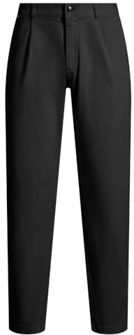 BOSS Herren Chino-Pleated Chino aus Stretch-Baumwolle mit Dobby-Struktur und Bundfalten