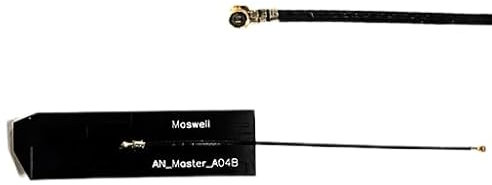 Maswell Interne WiFi Antenne von, Tri-Band-WLAN, 1400–6000 MHz, geeignet für Wimax Zigbee, Bluetooth, WLAN, 2,4 G, WLAN, 5 G, Wi-Fi 6, 10 cm Kabel mit IPEX4