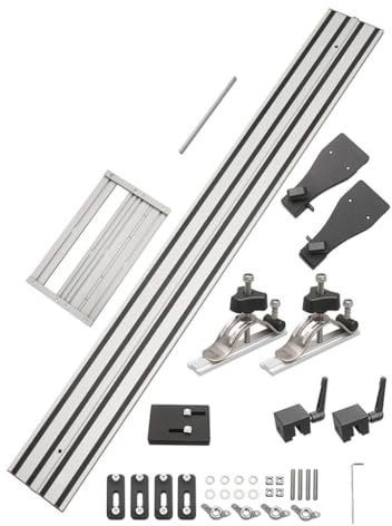 LEFTART Universal Circular Saw Track Guide Rail Straight Cutting and 45 Degree Chamfer Cutting Saw Guide Accessories, for Home Garden Woodworking Tool (Color : 1.4M rail)