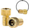 OIGWBPH 2pcs adaptateurs pour valves Cuivre Pur sans Fuite d'air pour vélo Pompe à vélo et compresseurs Pompes