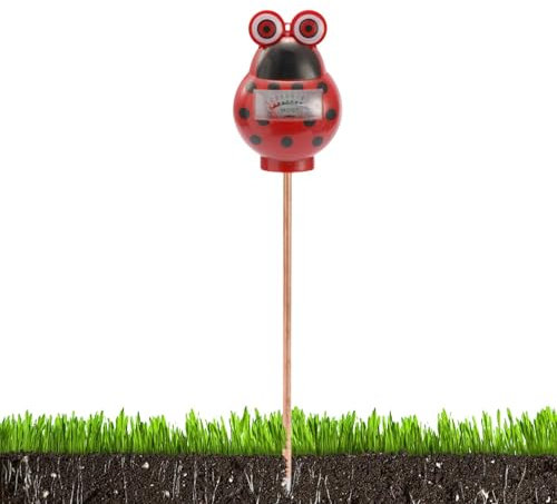 Bodenfeuchtemessgerät, Wasserzähler für Pflanzen - Feuchtigkeitsmessgerät für Wasser | Hygrometer Sensor für Gartenarbeit, Landwirtschaft, Innen- und Außenpflanzen, keine Bakterien erforderlich