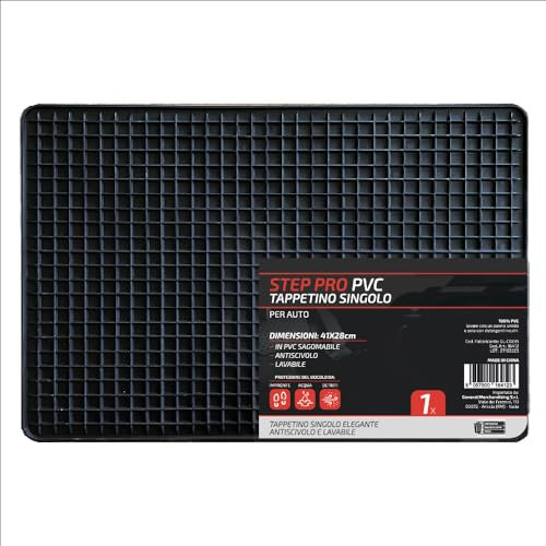 Tapis de voiture universel en caoutchouc PVC || antidérapant en nid d'abeilles || Tapis idéal pour les voitures - cuisines - ateliers - garage - escaliers et entrées