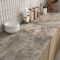ReWallpaper Concrete Vinyl Wrap for Worktop Furniture Brown Grey Vintage Self Adhesive Grey Concrete Wallpaper for Bedroom Contact Paper Pattern Cracked 40cm3m Bathroom Wallpaper Waterproof Rolls