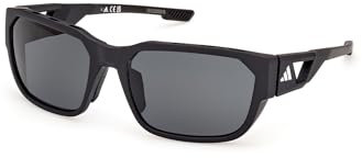 ADIDAS SPORT Unisex SP0092 Sonnenbrille, Matte Black, 58
