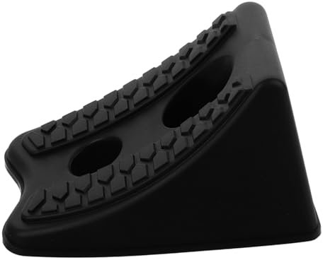 GLEAVI 4 Pièces Bloqueur de Roue de positionnement Bloc de Calage pour Camion rampes de remorque de Voiture Dispositif de retenue de Roue Cale de Roue pour Camion Bloc de Roue Plastique