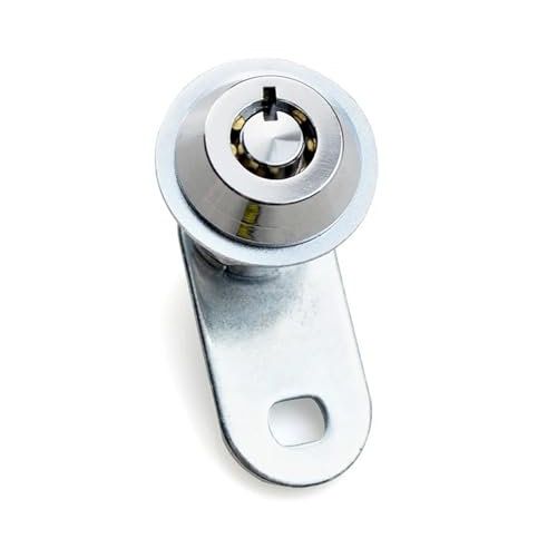 XK201 Alliage de Zinc Haute Sécurité Quart de Tour Loquet Double Bit Cabinet Triangle Cam Lock for Poubelle de Recyclage 1 Pièces(XK201-18)