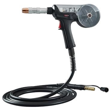 VEVOR Pistola a Bobina per Saldatura 200A con Cavo da 6 m Compatibile con Saldatrici Hobart IronMan 240 Mig, Adatta per Fili di Saldatura con Nucleo di Flusso/Solido/Alluminio da 0,0762 e 0,0889 cm