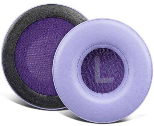SOULWIT Protein Leather Earpads Replacement for Sennheiser HD25/HD25 Light(Lite)/HD25 Plus/HD25 Special Edition/HMD25/HME25/HMEC25/HD250BT Headphones, Ear Pads Cushions with High-Density Foam - Mauve