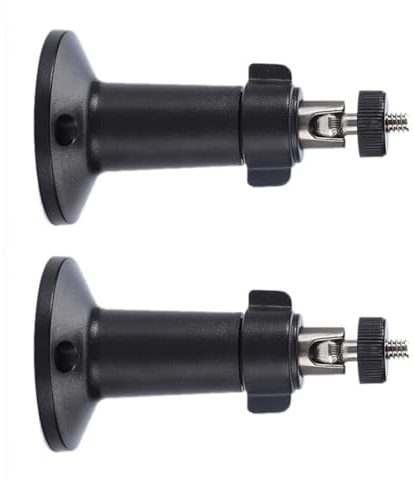 Multiple Position Adjustable Surveillances Mount 360 Swivels Rotation for Wall Ceiling Or Desk Installation Universally CCTV Camera Wall Mount Bracket