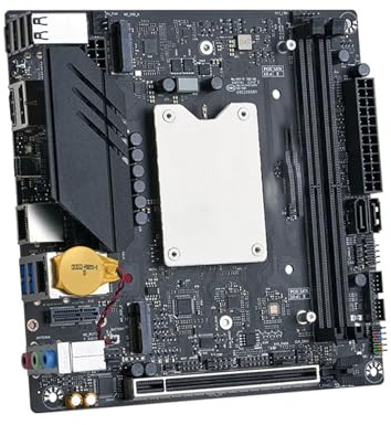 Placa Madre Conjunto Combinado de Placa Base con CPU integrada Fit For ERYING Mini ITX LGA1700 i7 13700H, procesador 14C20T DDR5 RAM PCIe4.0x8 NVME M.2