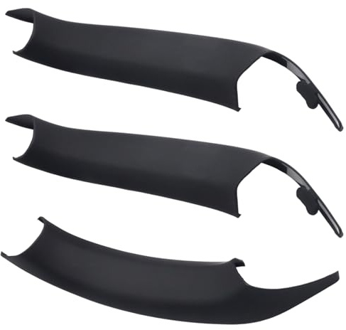 MospdyGear 3 Stück Schwarz Türgriffabdeckungen, Türzuggriff Innen, Ersatz für BMW X3 F25 2010-2016, X4 F26 2014-2017