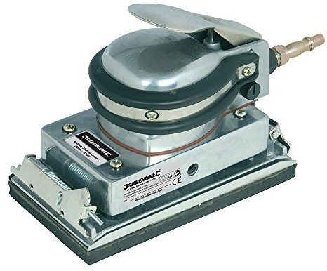 Silverline 763565 Druckluft-Schwingschleifer 90 x 170 x 12 mm