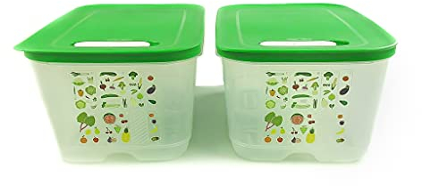 TUPPERWARE B61 Boîte VentilOfrais 4,4 L vert foncé (2)