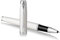 PARKER 1931674 IM Tintenroller | White Lacquer | feine Spitze | Schwarz | Geschenkbox