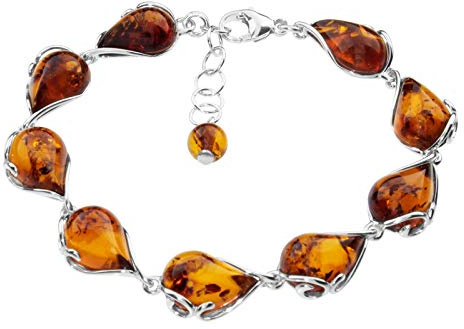 Armband - Gabi - Silber 925/000 mit Bernstein
