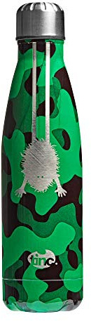 Tinc Insulated Stainless Steel Water Bottle | Hot & Cold Drinks |500ml Capacity|Leakproof Lid | Green, HCWBHUGR